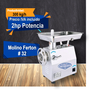 Molino Para Carne 12 1 Hp Moledora 800w Carniceria Uso Rudo